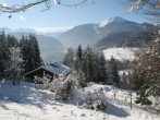 Chalet and views in winter